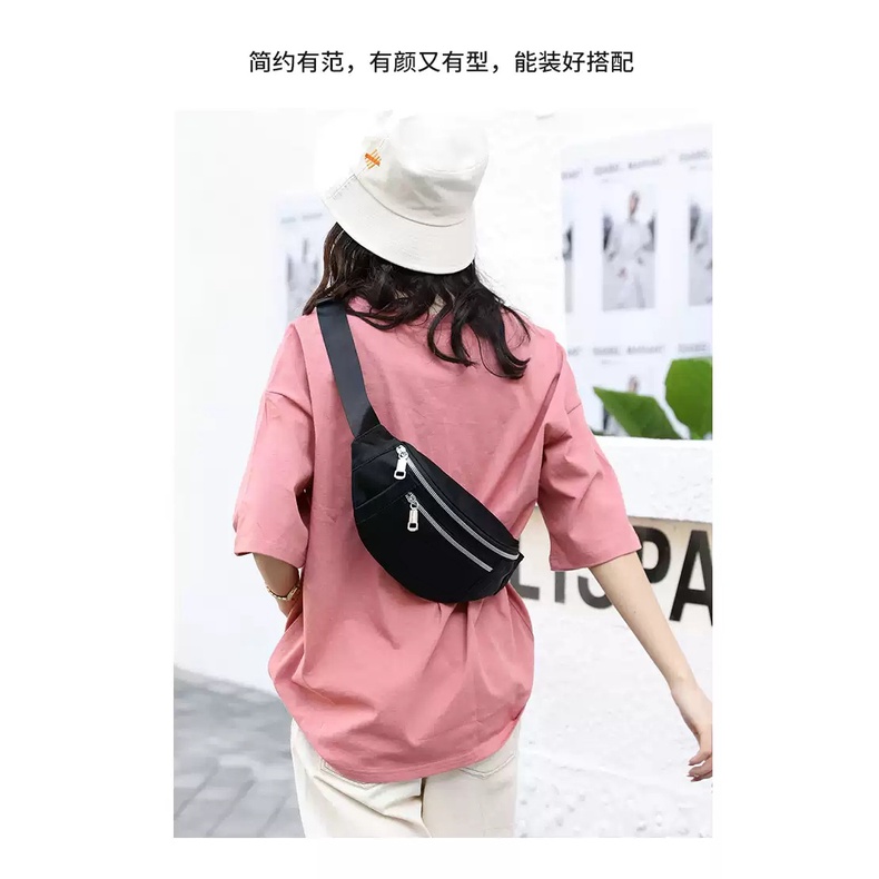 Tas Pinggang Wanita Tas Waistbag Terbaru 2022 Waisbag Terlaris Tas VIral Tas Kekinian Ala Korea Tas Bahan Nilon ANti Air Kualitas Import