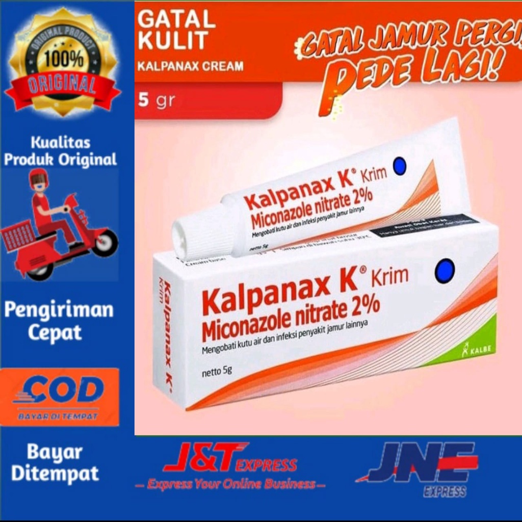 ⭐️⭐️BIG SALE⭐️ ⭐️ORIGINAL Kalpanax Krim 5 gr / Kadas / Kurap / Kutu Air / Jamur / Panu KALPANAK ORI