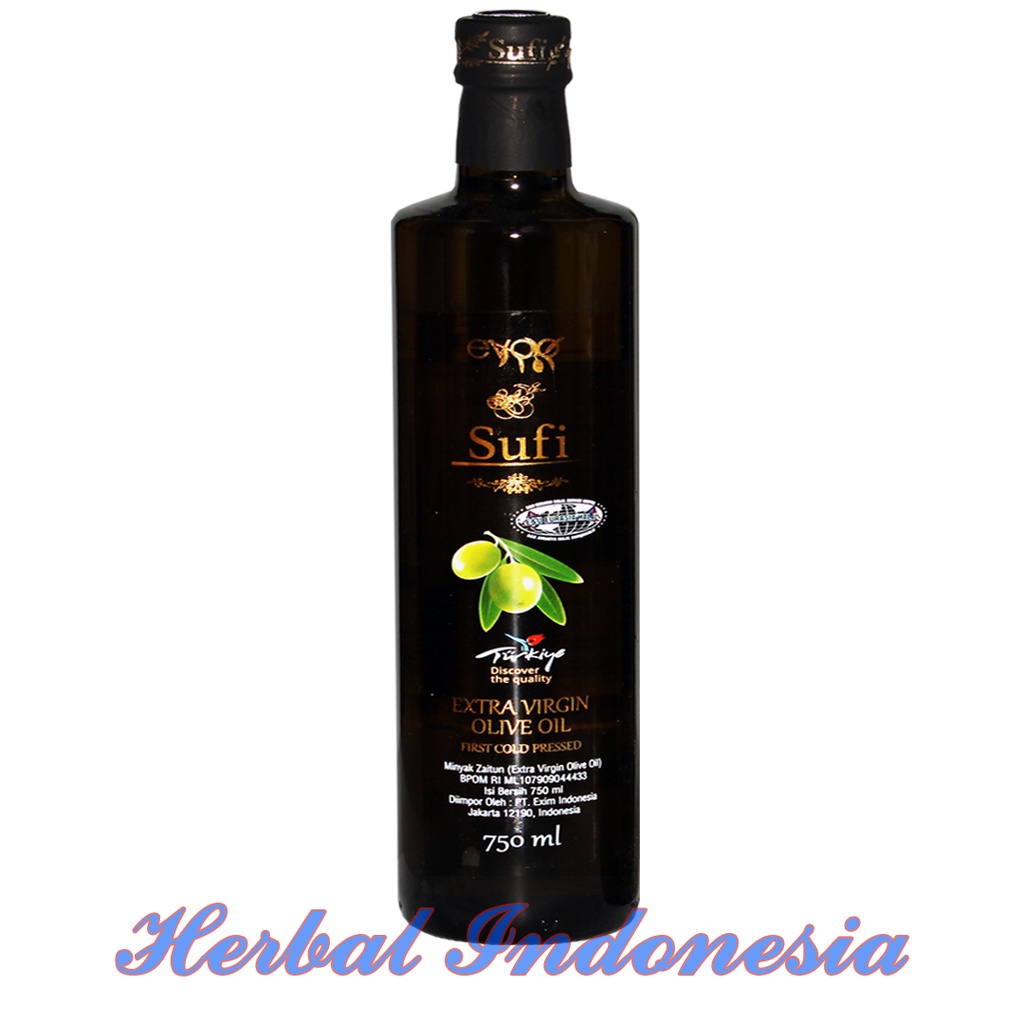 Minyak Zaitun Extra Virgin Olive Oil SUFI 750ml | Minyak Zaitun Turki