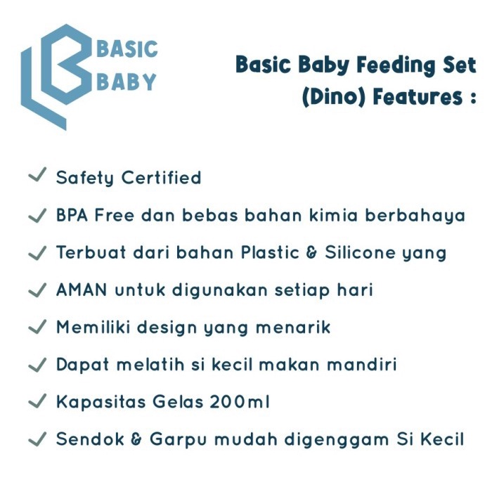 BASIC BABY FEEDING SET Peralatan Makan