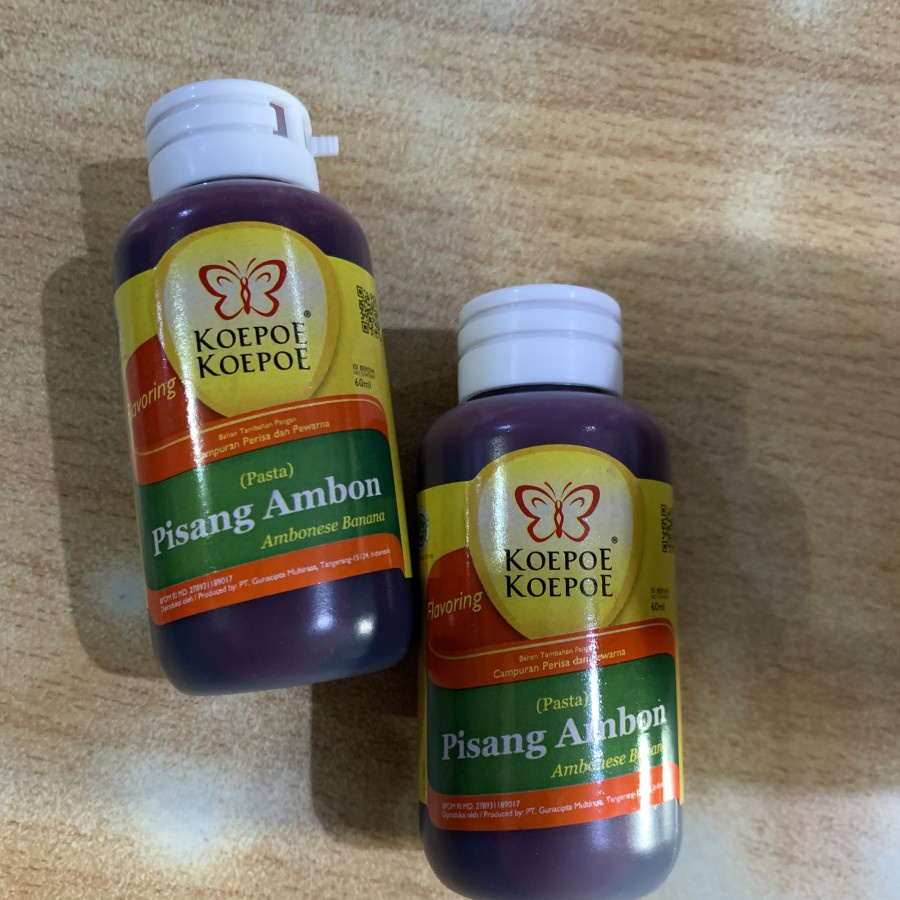

Pasta Pisang Ambon kupu kupu 60 ML koepoe koepoe Banana Paste Perisa Flavor