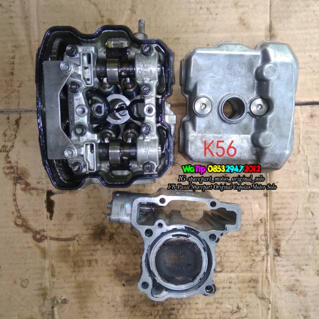 Block Head Dan Cylinder K56 Supra GTR Bureng Kop Supra GTR Asli Honda