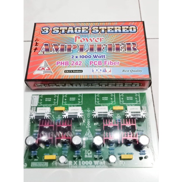 3 Stage Driver Power 1000-2000 Watt stereo Untuk Sound sistem Lapangan
