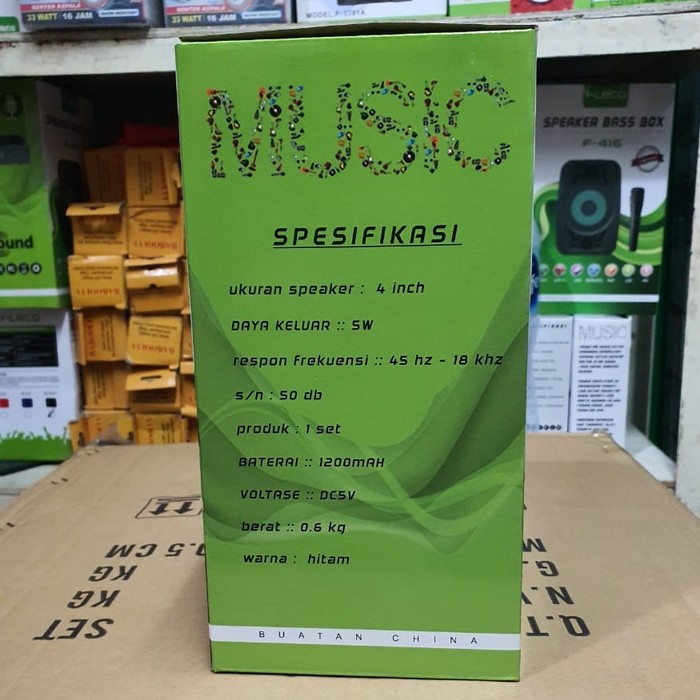 Speaker Fleco Bluetooth Multimedia F-418