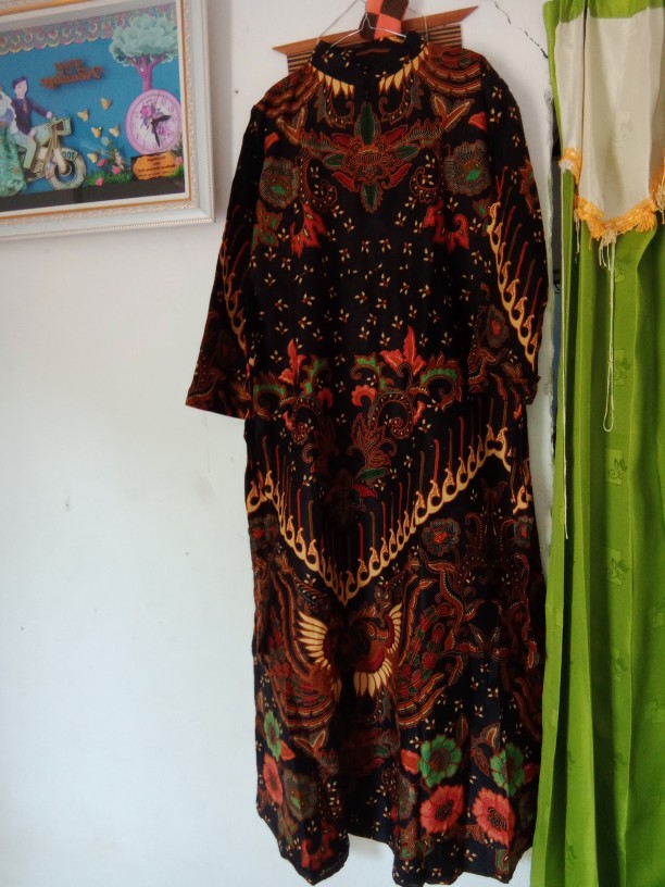 Batik Couple Keluarga Sania Ruffle Ori Ndoro Jowi Dnt Kupu Kuning