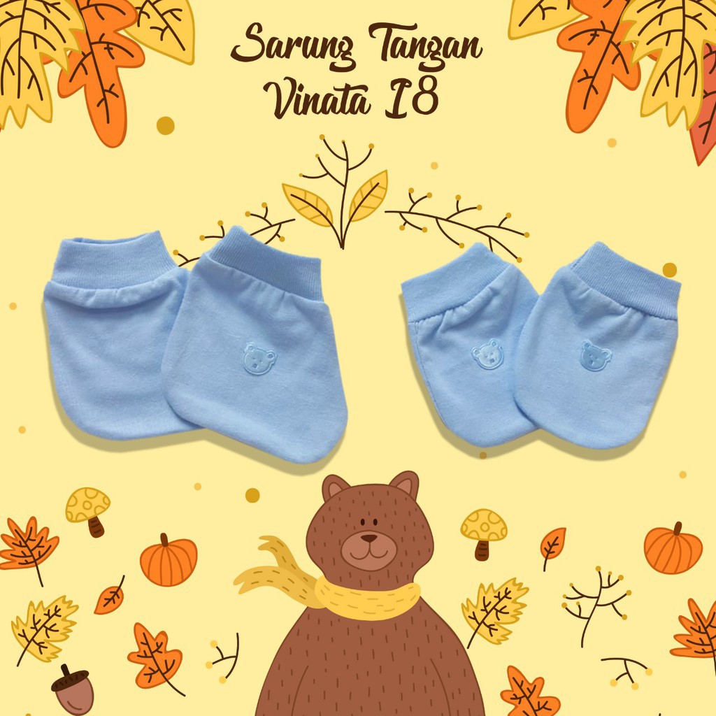 (3pcs) PROMO !! Sarung Tangan Bayi Vinata Boneka Sarung Tangan Murah Berkualitas