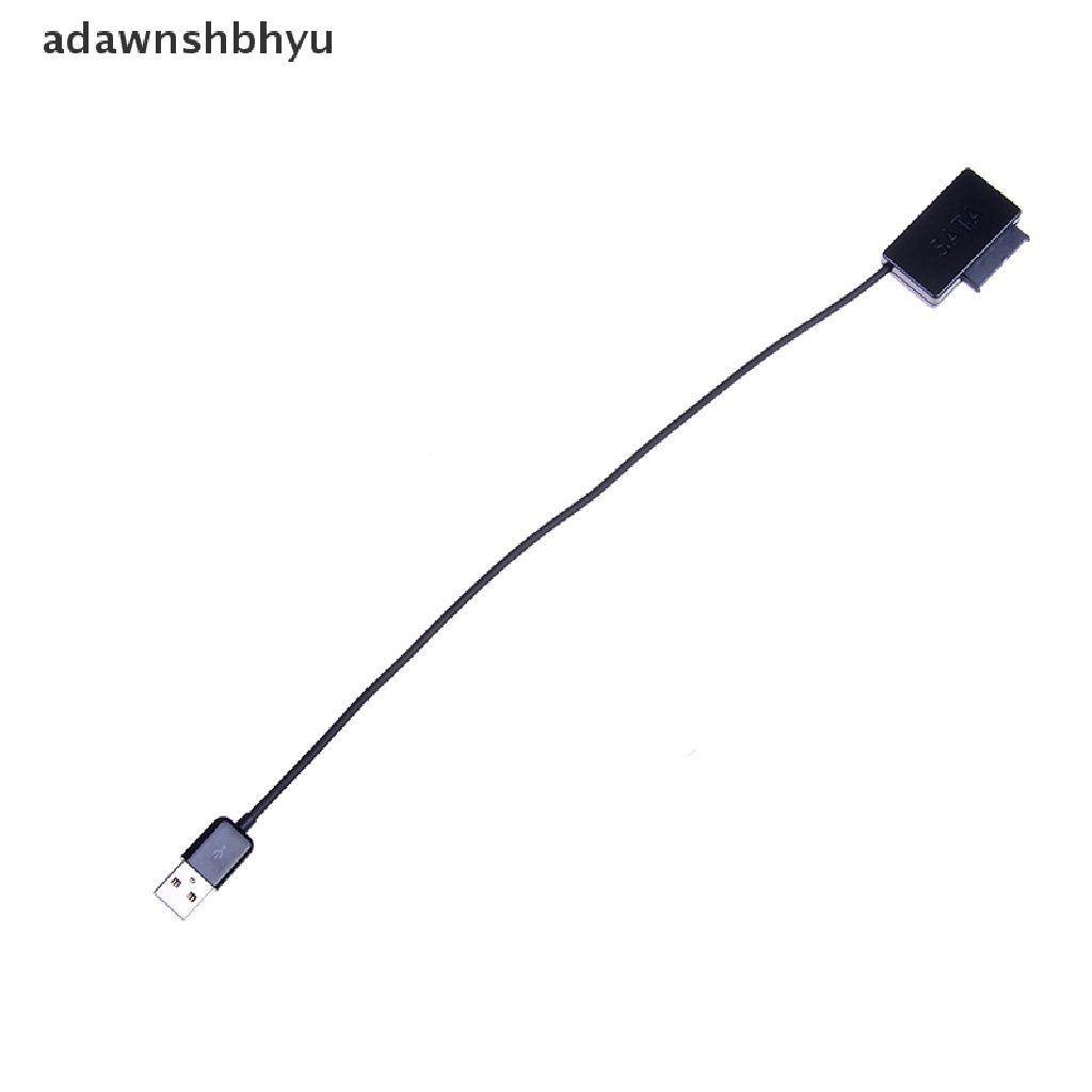 Adawnshbhyu USB to 13Pin Slim SATA/IDE Converter CD DVD Rom Adapter Kabel Drive Optik