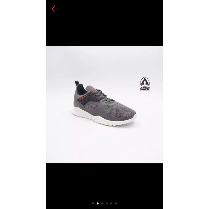 Aerostreet Betroya Abu Putih - Sepatu Sneakers Casual