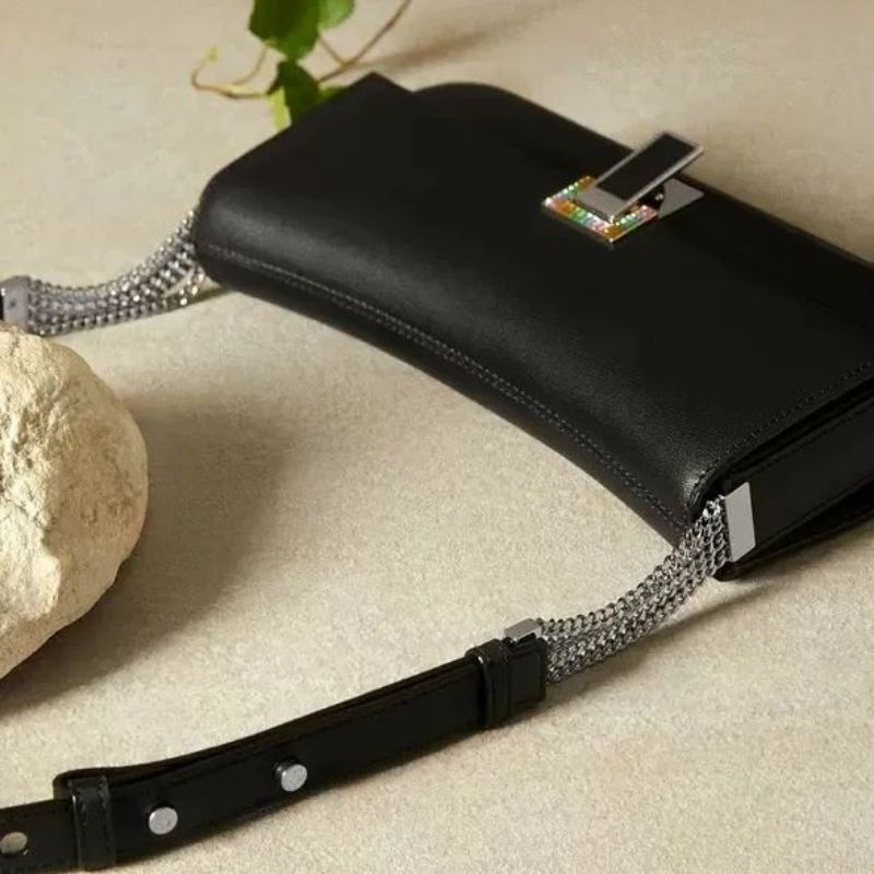 5.5 SALE | PDRO Prism Leather Shoulder Bag