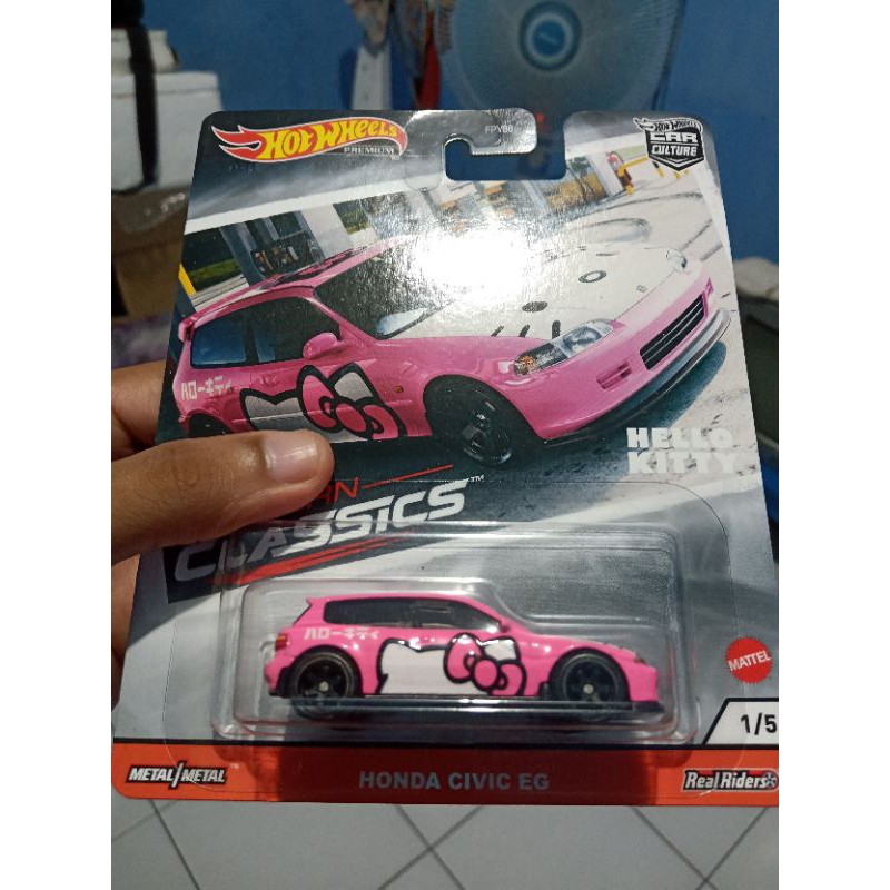 Hotwheels Civic EG Hello Kitty