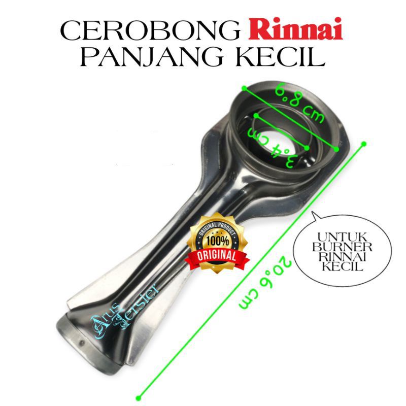 cangklong kompor rinnai kecil panjang