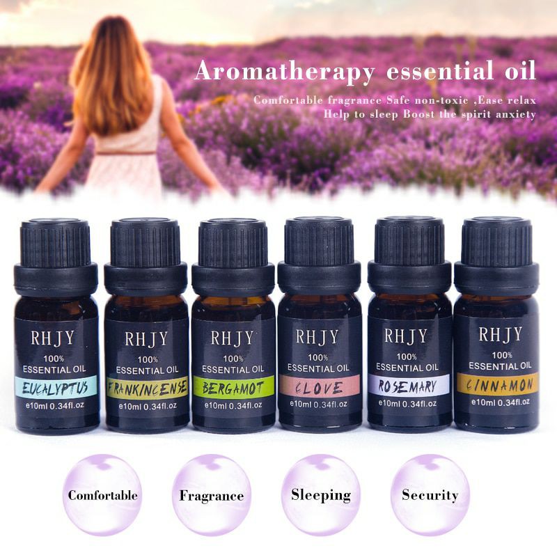 Firstsun Pure Essential Oils Minyak Aromatherapy Diffusers 10ml Eucalpytus