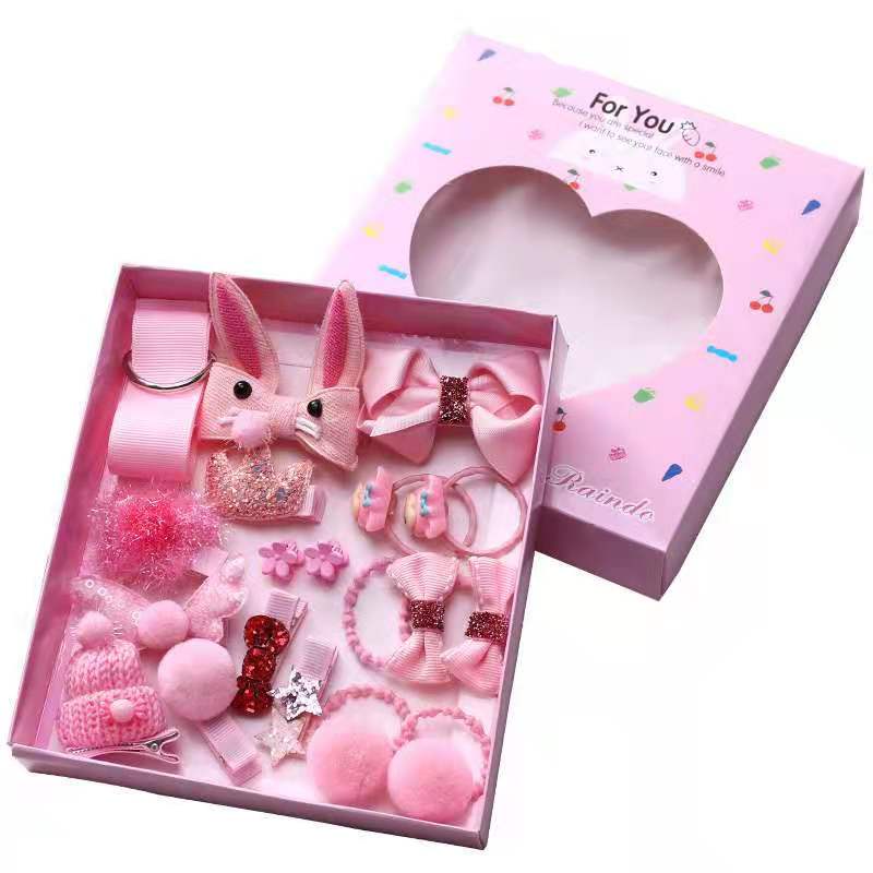 Jepit Anak Style Korea 18pcs Box Hati