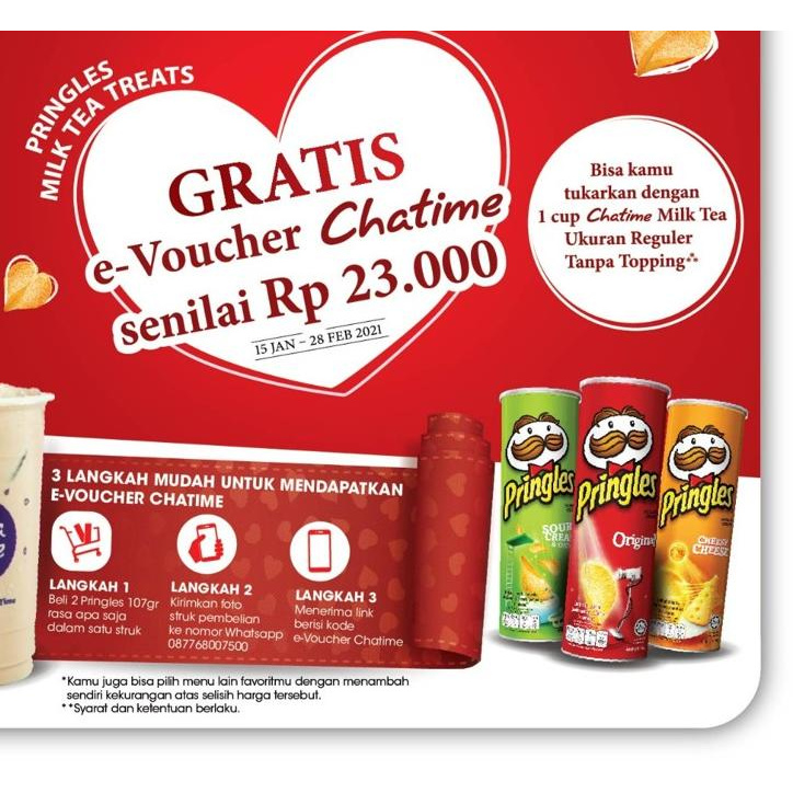 

Paling Baru Pringles Original Chips 107 gr x 3 pcs !