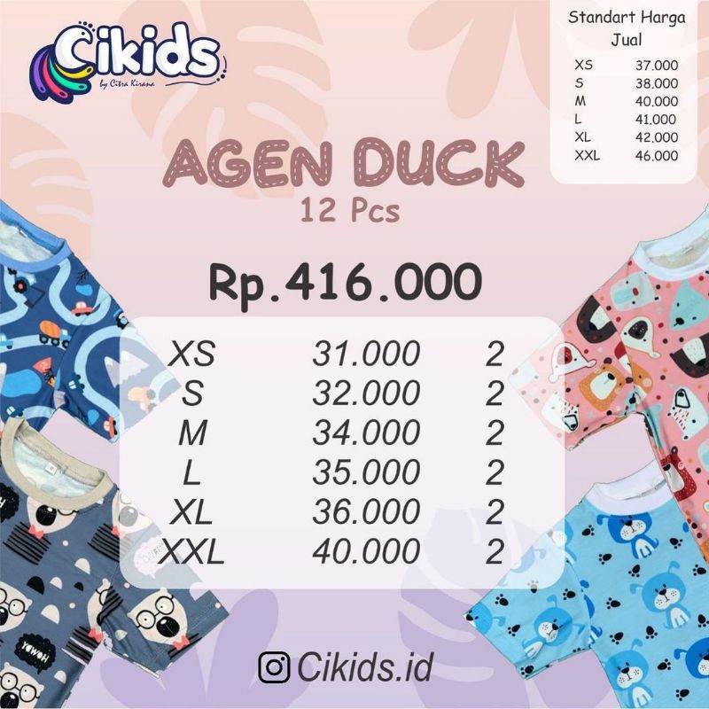CIKIDS AGEN DUCK COLOUR SERIES