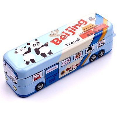 Kotak Pensil City Bus SK0006-Biru (Beijing)