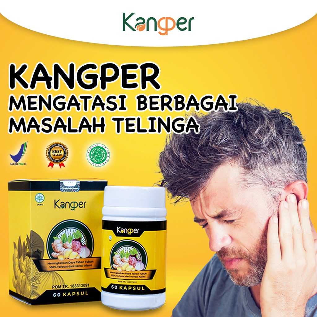 Kangper Kapsul Obat Infeksi Telinga Anak Berdenging Obat Telinga Bayi Gatal Sakit Congek BPOM