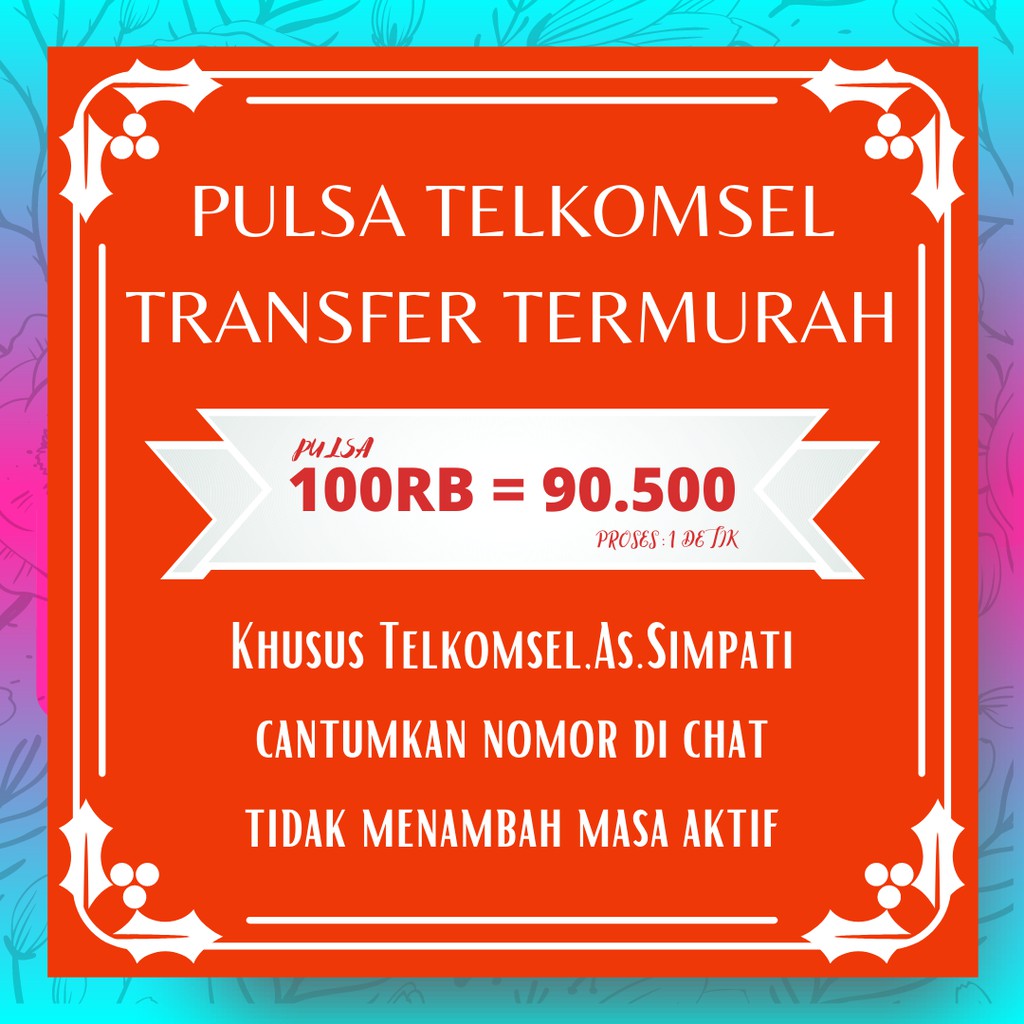 Jual Pulsa Telkomsel Transfer Termurah 100rb Shopee Indonesia