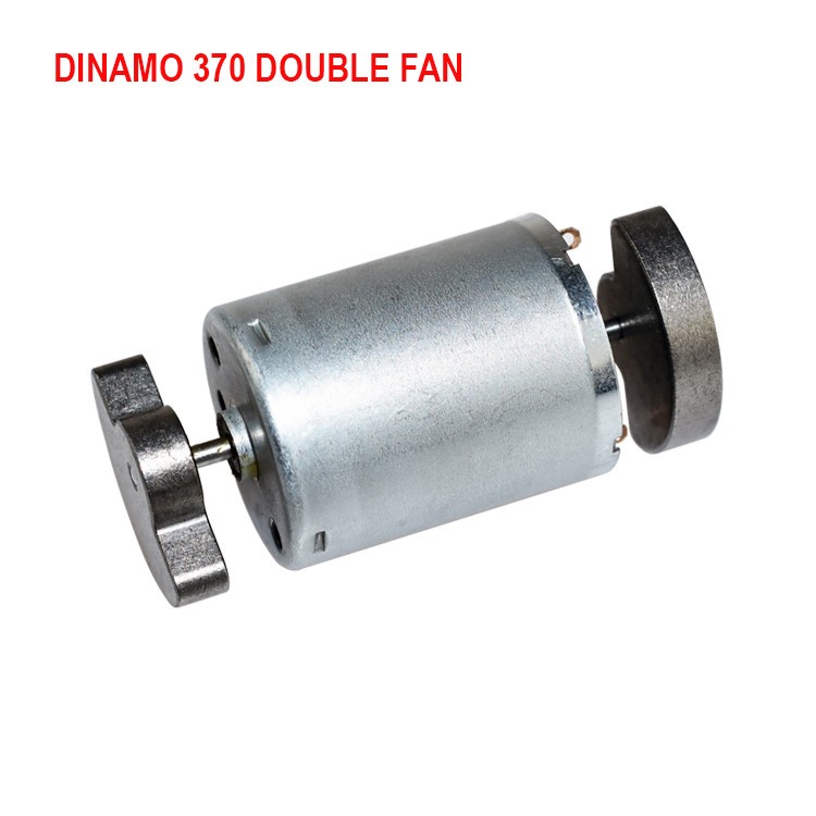 Dinamo Motor Vibration 370 DC 12V SINGLE DOUBLE FAN ( 370WX)