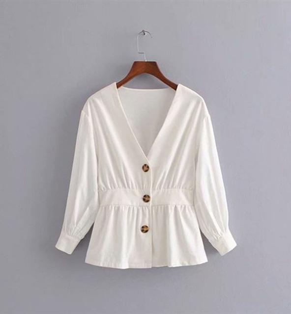 Linen blouse / N09-1931