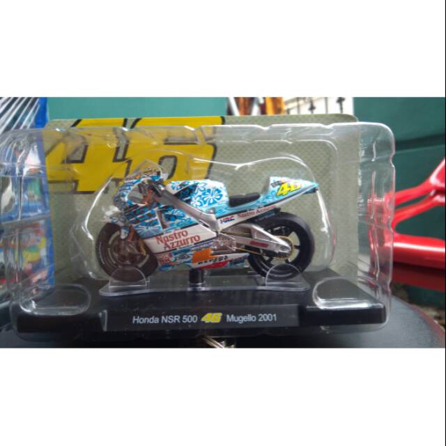 Diecast motor leo models rossi 46 motogp Honda NSR 500 1:18 rare