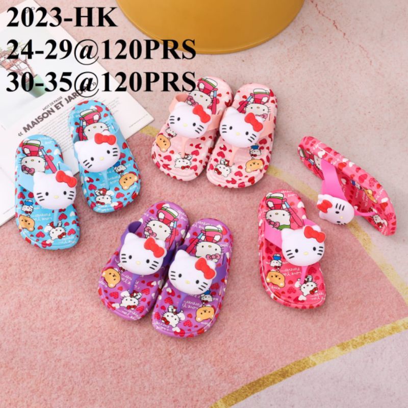 SANDAL ANAK PEREMPUAN SANDAL JEPIT KARET ANAK PEREMPUAN SANDAL JEPIT JELLY ANAK PEREMPUAN KARAKTER HELLO KITTY