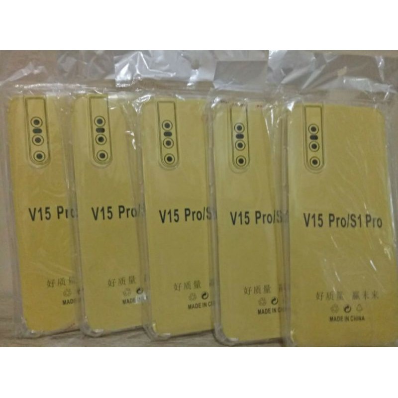 Anticrack Anticrek Softcase Bening Case Transparan Casing Sillikon Kondom Pelindung Hp Vivo V15 Pro