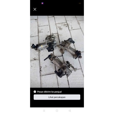 trotolbody KZR tanpa injektor Vario 125 original