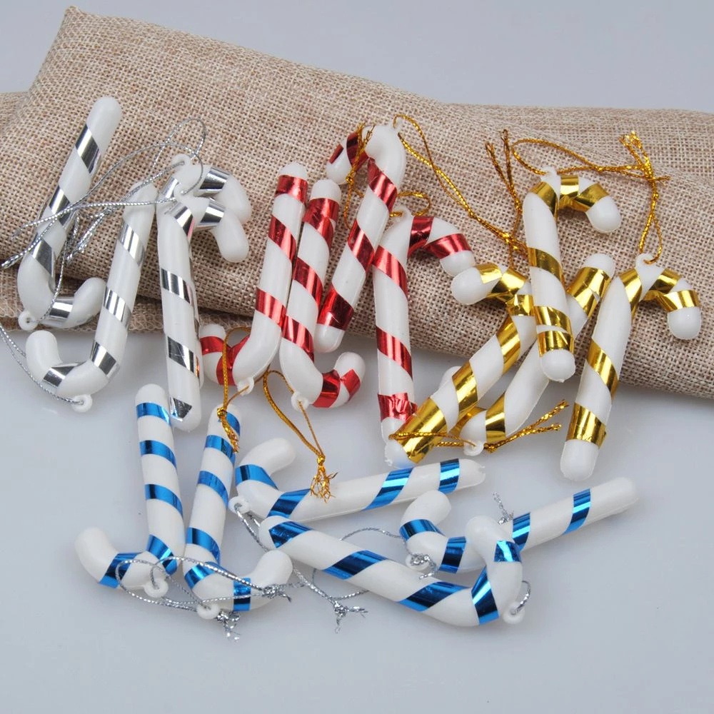 [ 12Pcs/Set Christmas Tree Hanging Candy Cane Ornament Decoration Christmas Tree Decorations  ]