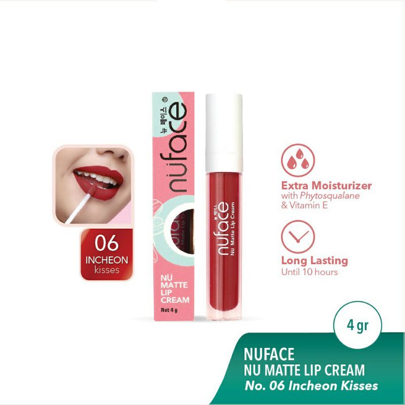 Nuface nu matte lip cream