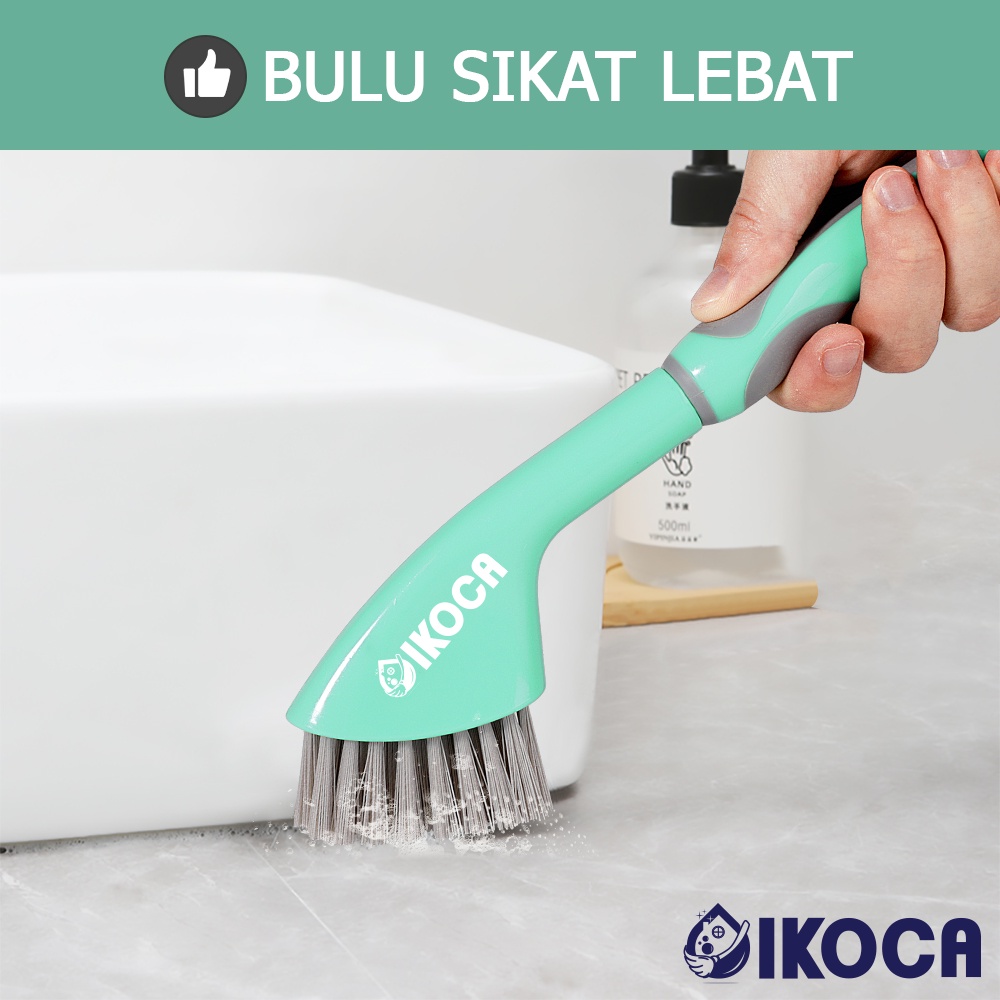 Ktmstore Sikat sudut toilet kamar mandi sikat tepi sikat lantai ikoca IKO-131