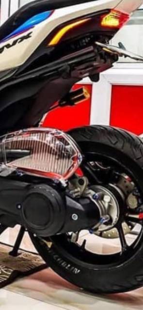 Tutup filter transparan motor aerox155 lexi jg bisa pake