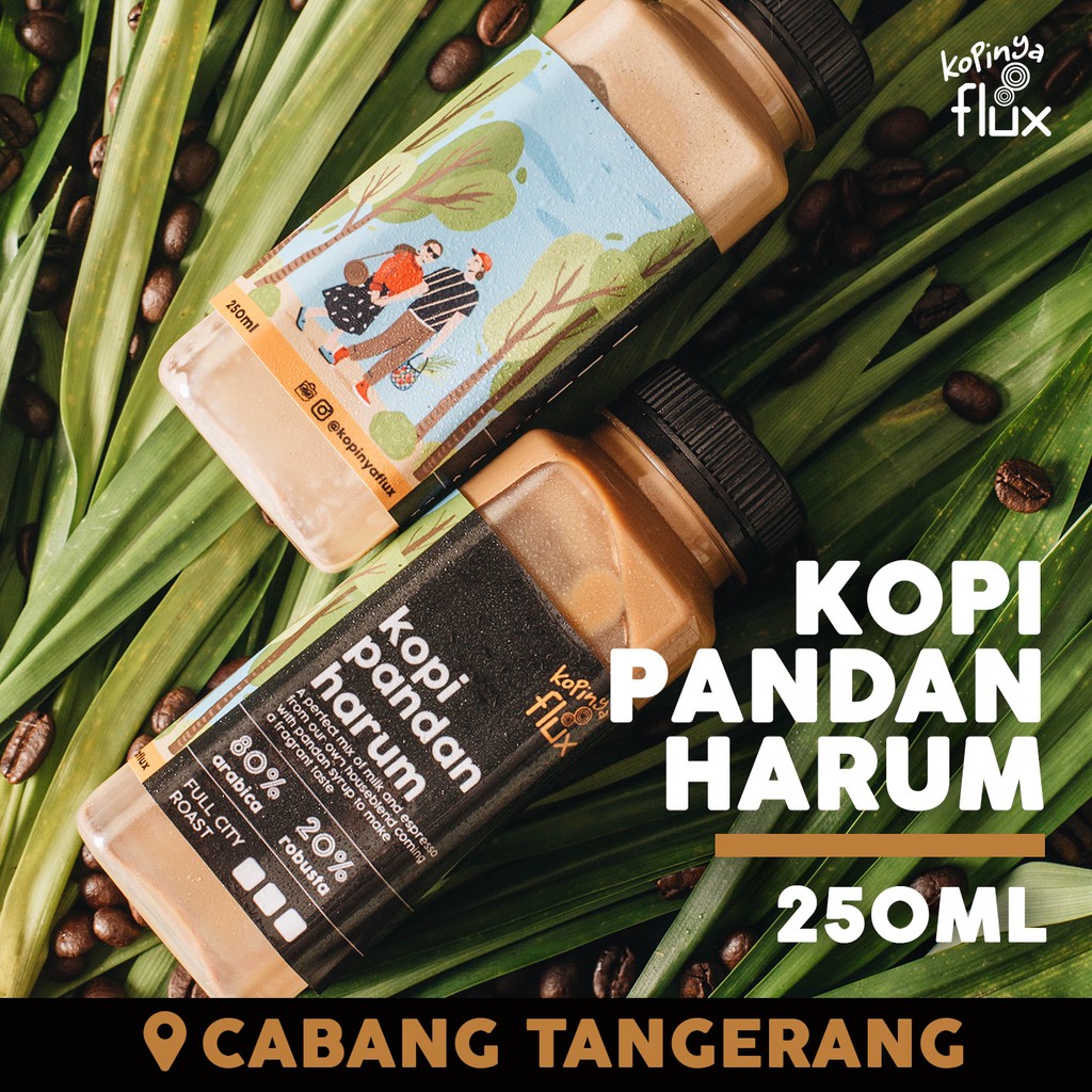 

Kopi Pandan Harum 250ml (alt Kopi 1 Liter) - Latte by Kopinya Flux