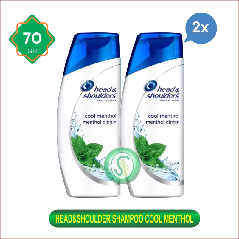 HEAD&amp;SHOULDER SHAMPOO COOL MENTHOL 70 ML (2 pcs)