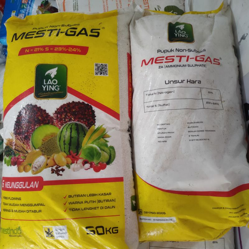 PUPUK ZA LAOYING GRANUL REPACK 1KG AMONIUM SULFAT