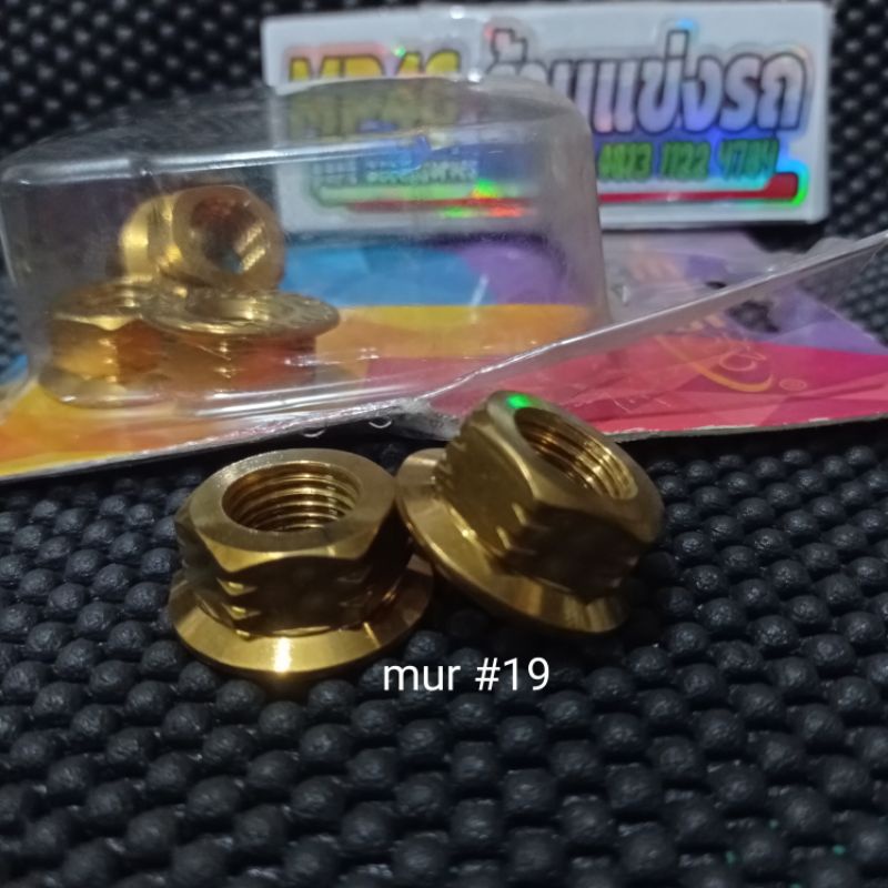 mur 19 stainless gold heng thailand drat 19
