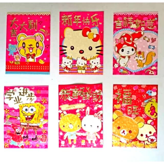 

Angpao Imlek Netral Karakter Holo 34