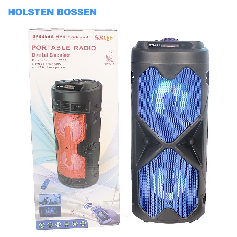 Speaker bluetooth karaoke U311 FREE MIC speaker koper termurah