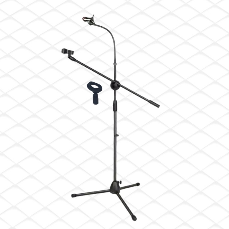 STAND MICROPHONE PLUS HOLDER HP STAND MIC BERDIRI