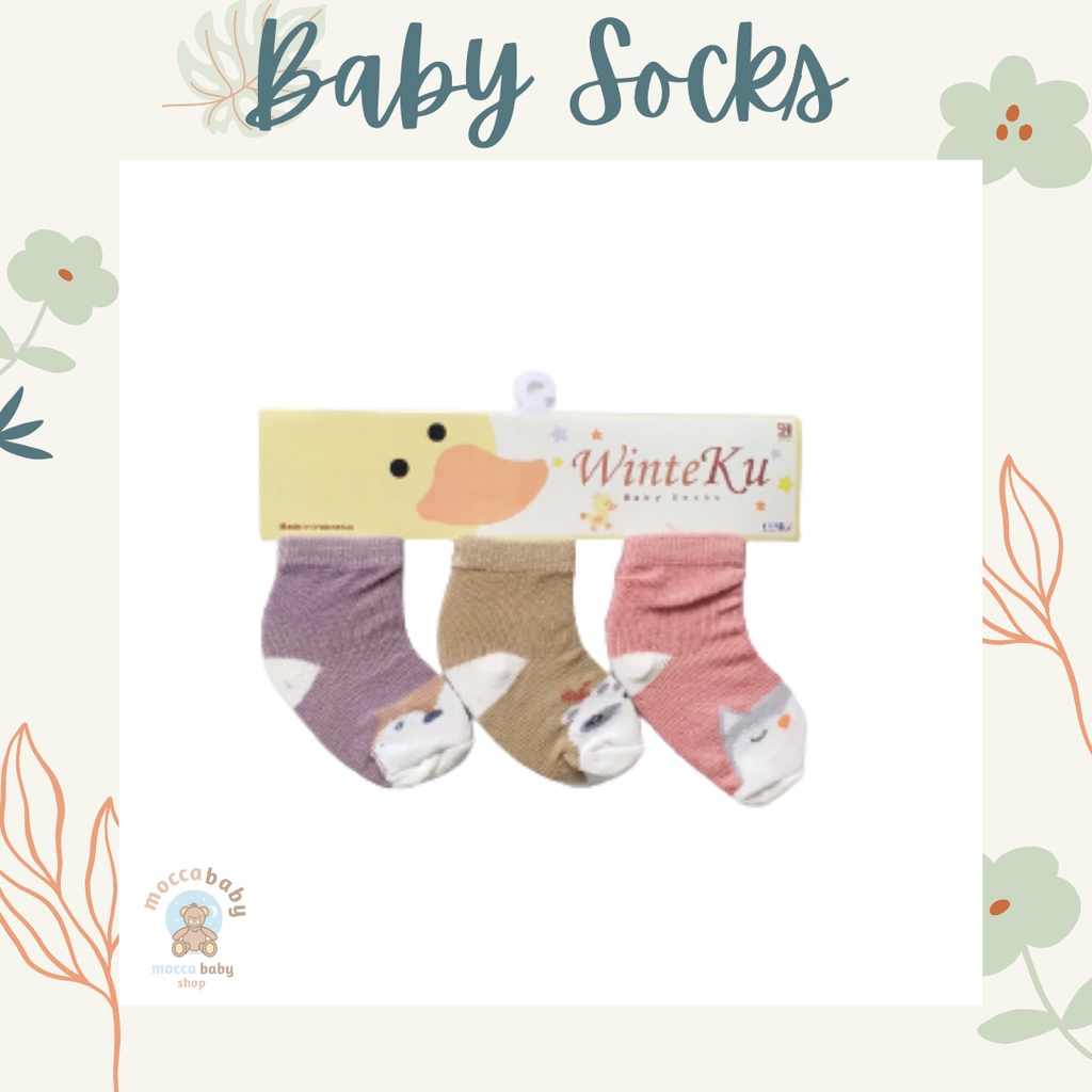 MBSS BISA PILIH MOTIF!!! WINTEKU Kaos Kaki Anak Bayi Non-slip Kaus Kaki Katun / Baby Socks P2