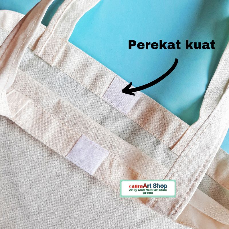 12 Pcs Tas Grosir Totebag Blacu Polos| Tas Kanvas