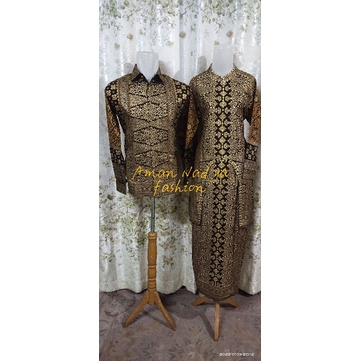 couple set rok tunik songket Palembang