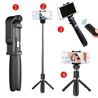 TRIPOD TONGSIS AK-07 3IN1 BLUETOOTH REMOTE STAND HP SELFIE STICK AK07