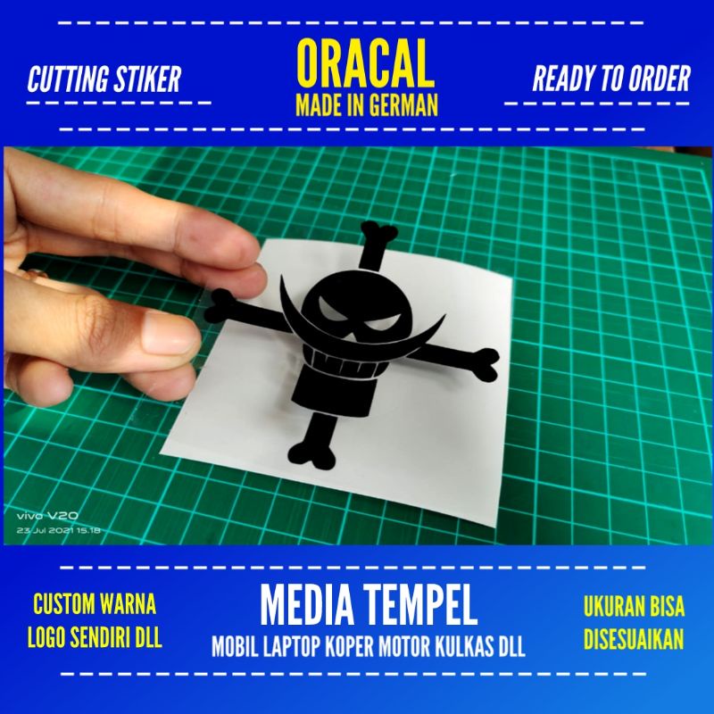 

STIKER SHIROHIGE CUTTING BAHAN ORACAL CUSTOM LOGO