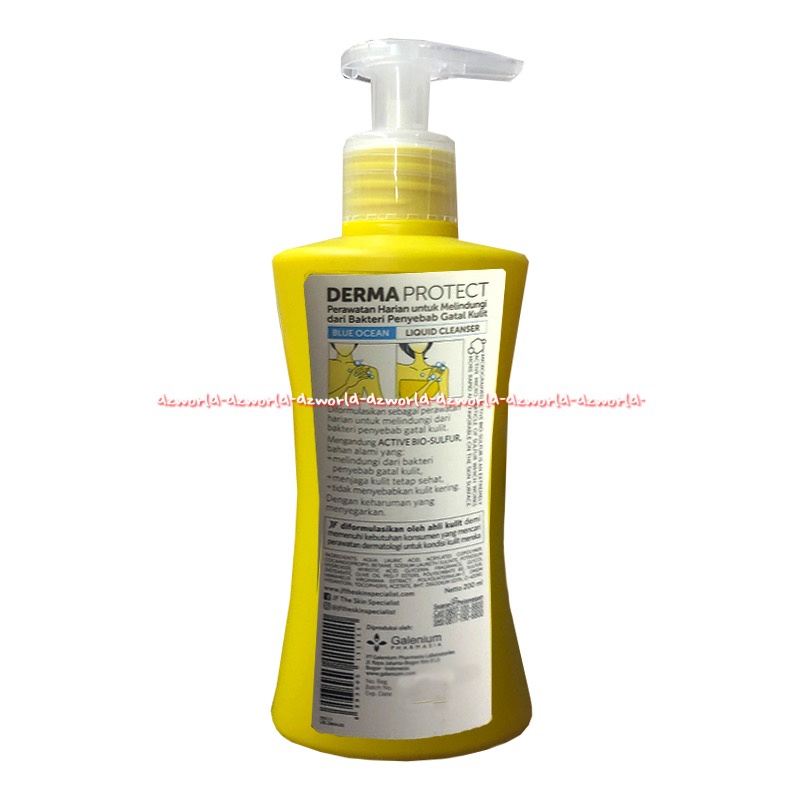 Jf Sulfur Derma Protect 200ml Body Wash Sabun Cair Membantu Untuk Membunuh Kuman Kemasan Botol