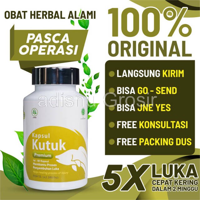 Kapsul Kutuk Premium Pasca Operasi ASLI 100% Ekstrak Albumin Sari Ikan Gabus BPOM