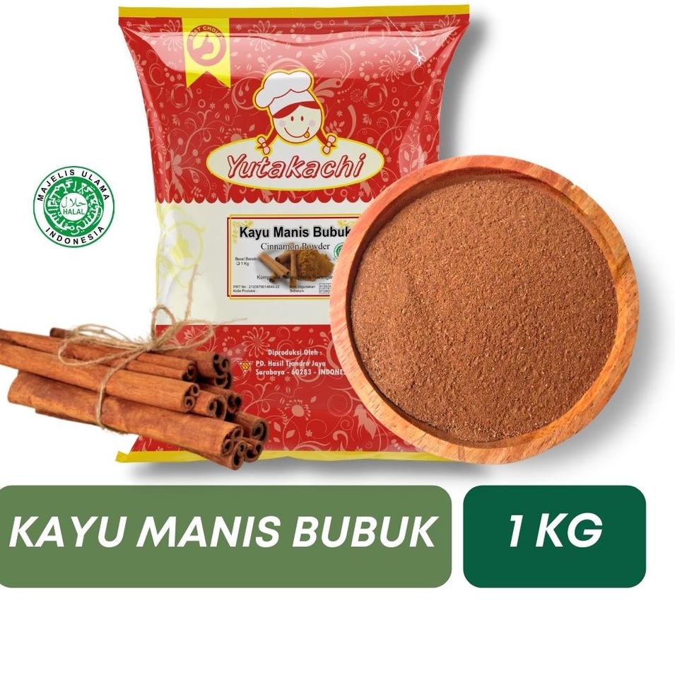 

HOT PRODUCT MURNI Kayu Manis Bubuk 1kg Yutakachi / Bubuk Kayu Manis / Cinnamon Powder / Bahan Kue / Rempah Asli Indonesia Kualitas Premium / Bumbu Rempah Bubuk Pusat Bumbu ✮ 884