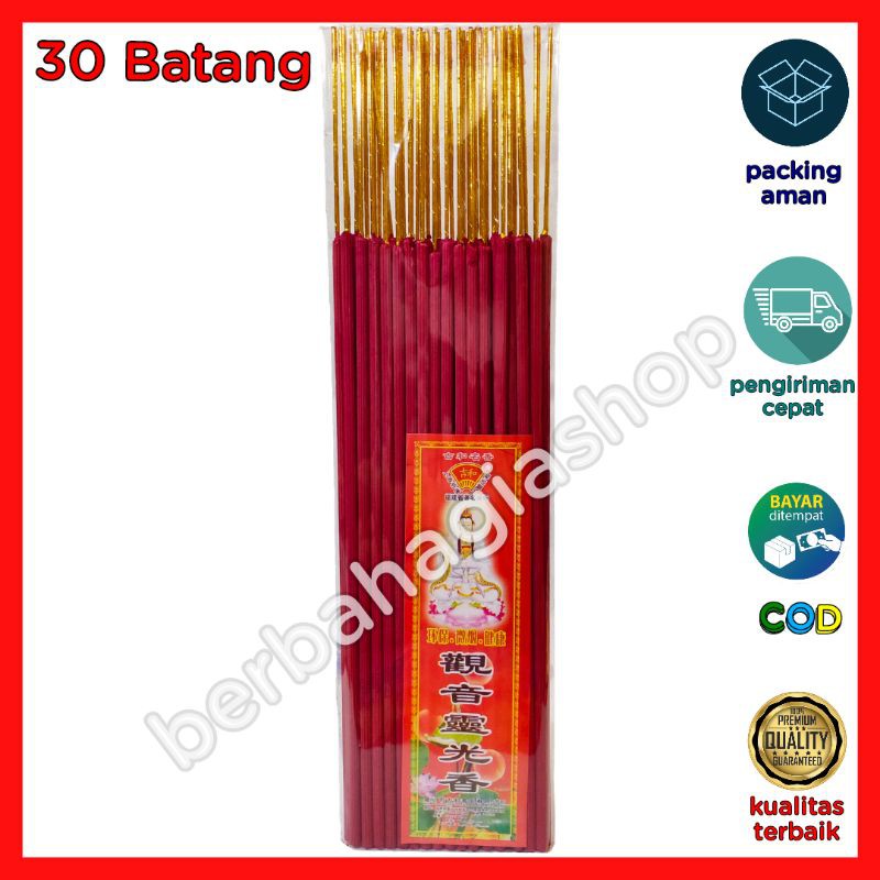 Hio Dupa Merah Belimbing Isi 30 Batang Wangi Mutan 4 Jam