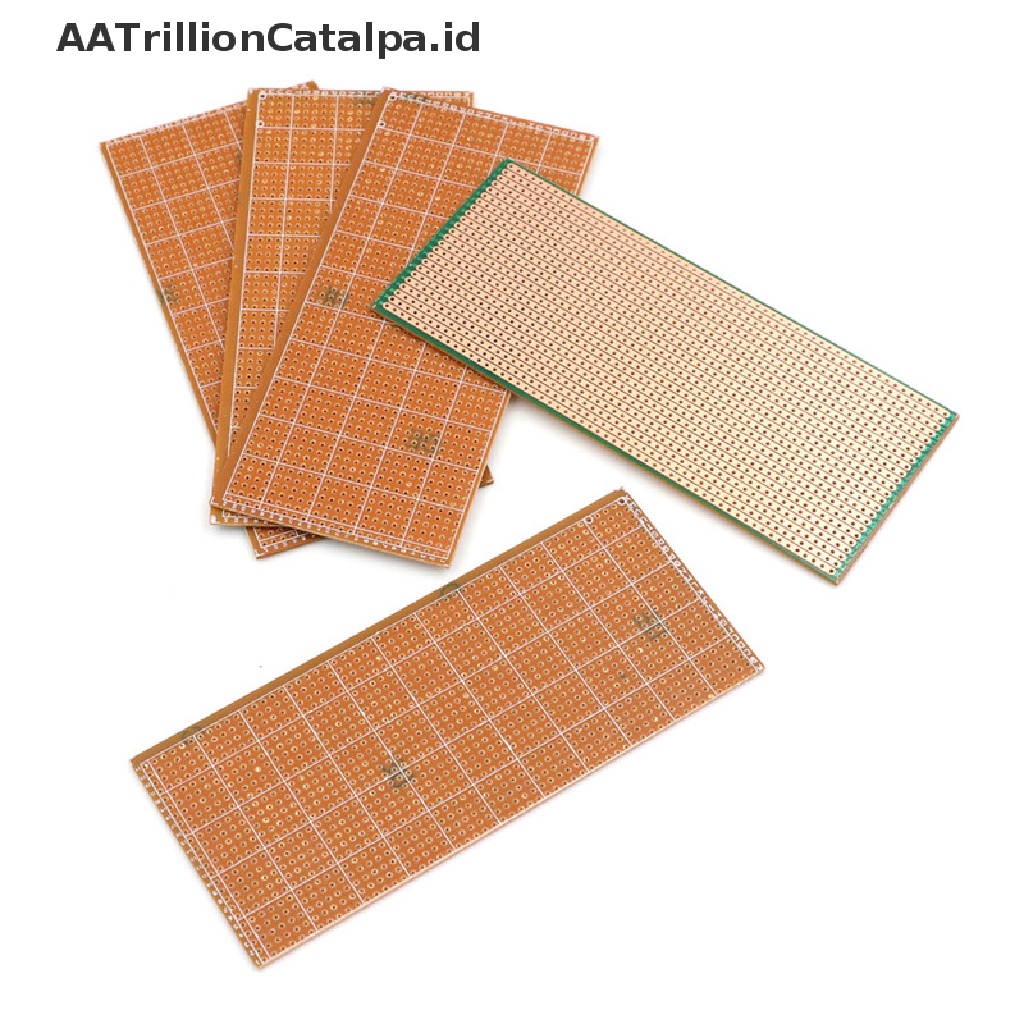 5 Pcs Papan Sirkuit PCB Platine Sisi Tunggal Ukuran 6.5x14.5cm