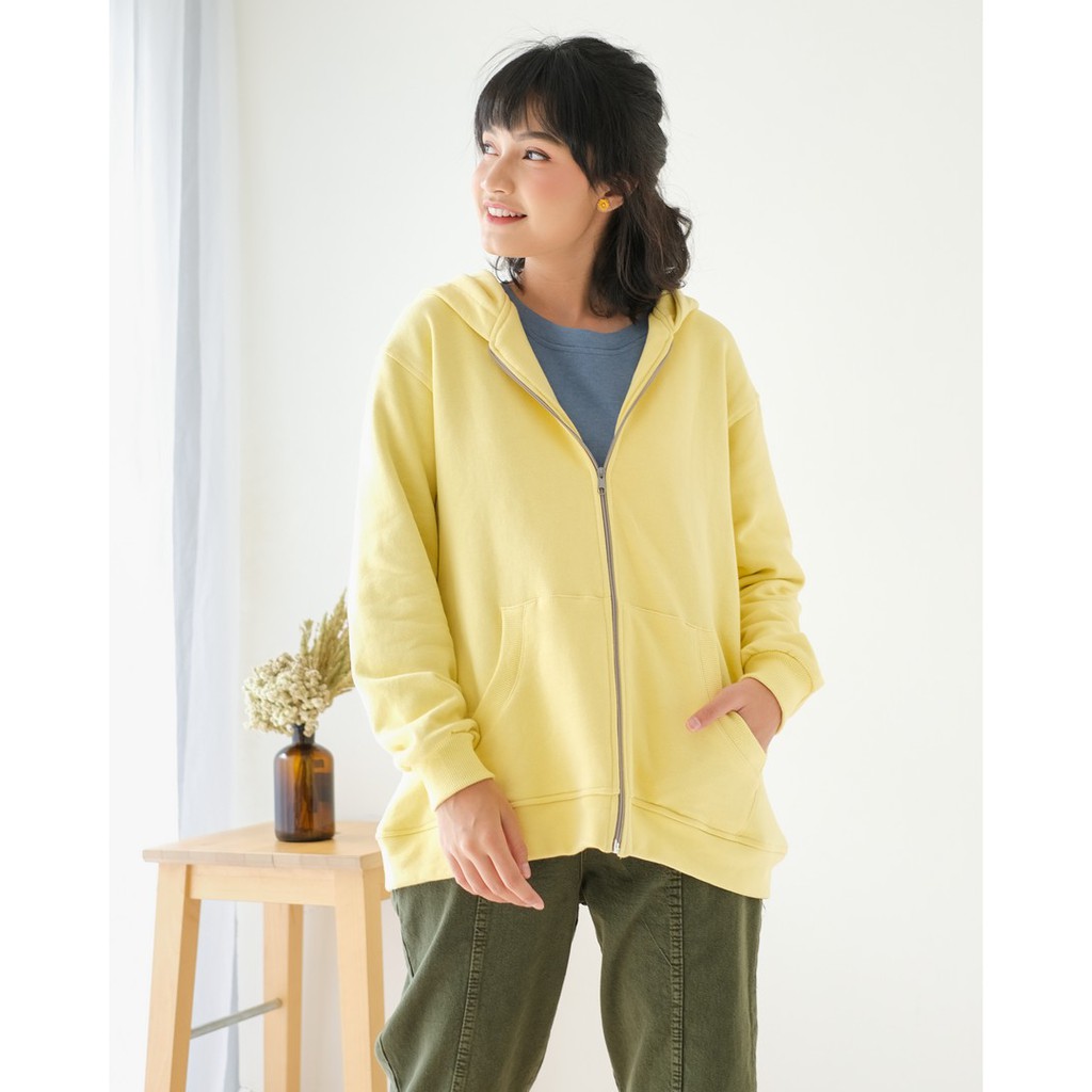 Myrubylicious REABETSOE HOODED JACKET-CHICKEN YELLOW